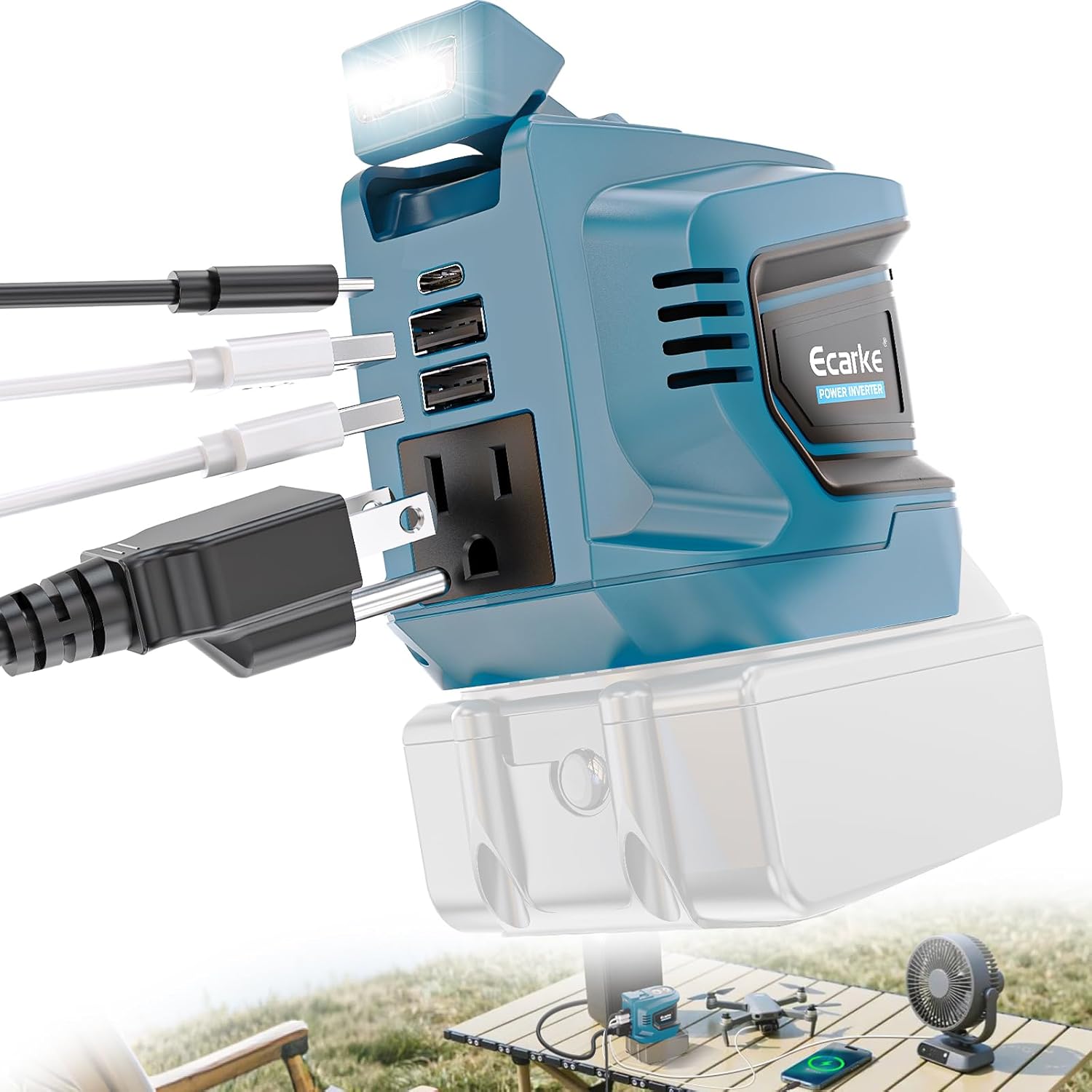 200W Power Inverter for Makita 18V Battery - Portable Solution