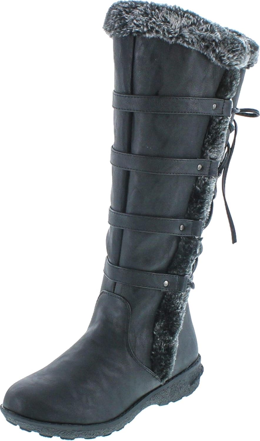 Forever Link Women's Klein-70 Slouch Flat Heel Mid-Calf Boot
