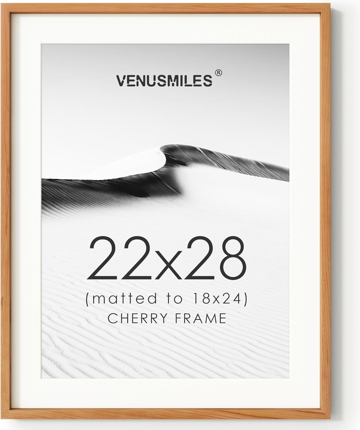 22x28 Natural Cherry Wood Picture Frame for Stunning Displays