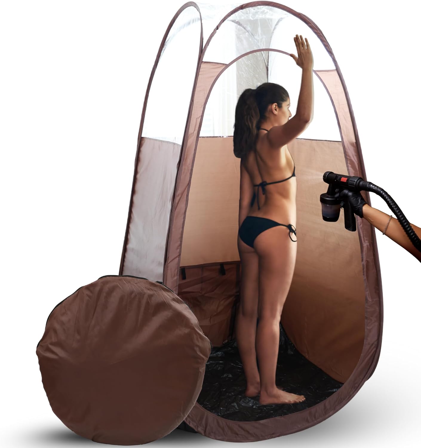 Large Spray Tan Tent for Easy Home and Salon Tanning Use