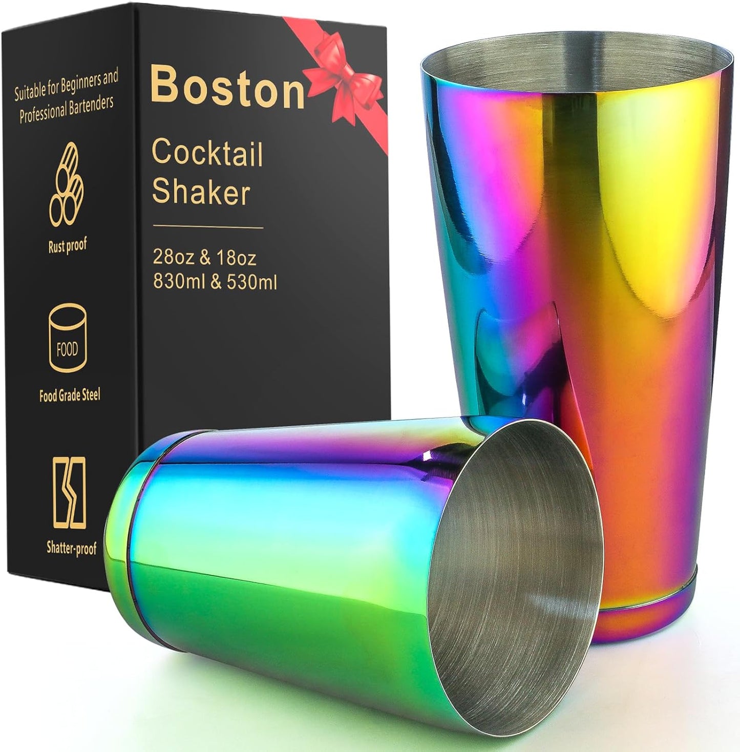 Dazzling Stainless Steel Cocktail Shaker Set by SuproBarware