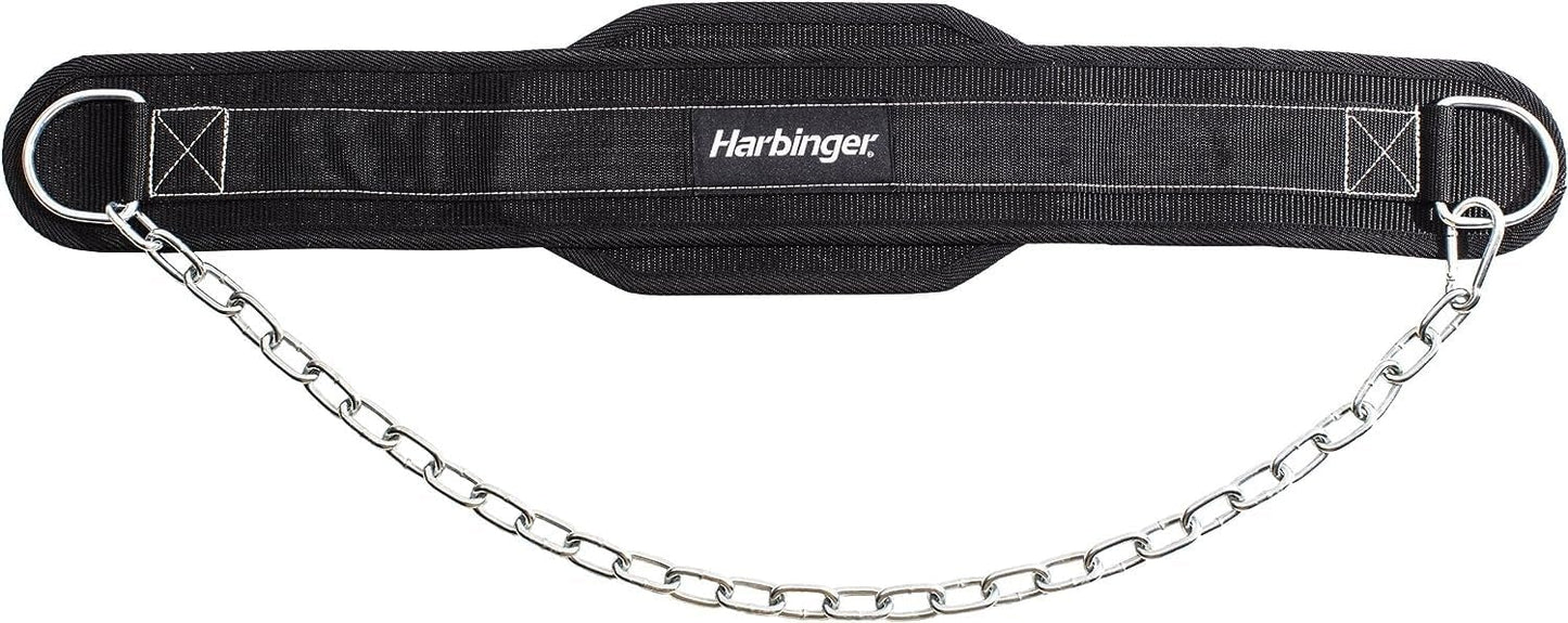 Durable Polypropylene Dip Belt with Steel Chain for Strength Training