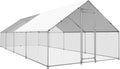 Large Metal Chicken Coop with Anti-UV Cover for Poultry Care