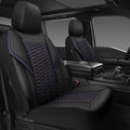 Car Pass 3D Foam Mesh Leather Front Seat Covers - Breathable Fit
