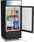 KoolMore KM-MDR-1D-6C 6 Cu. Ft. Commercial Beverage Cooler