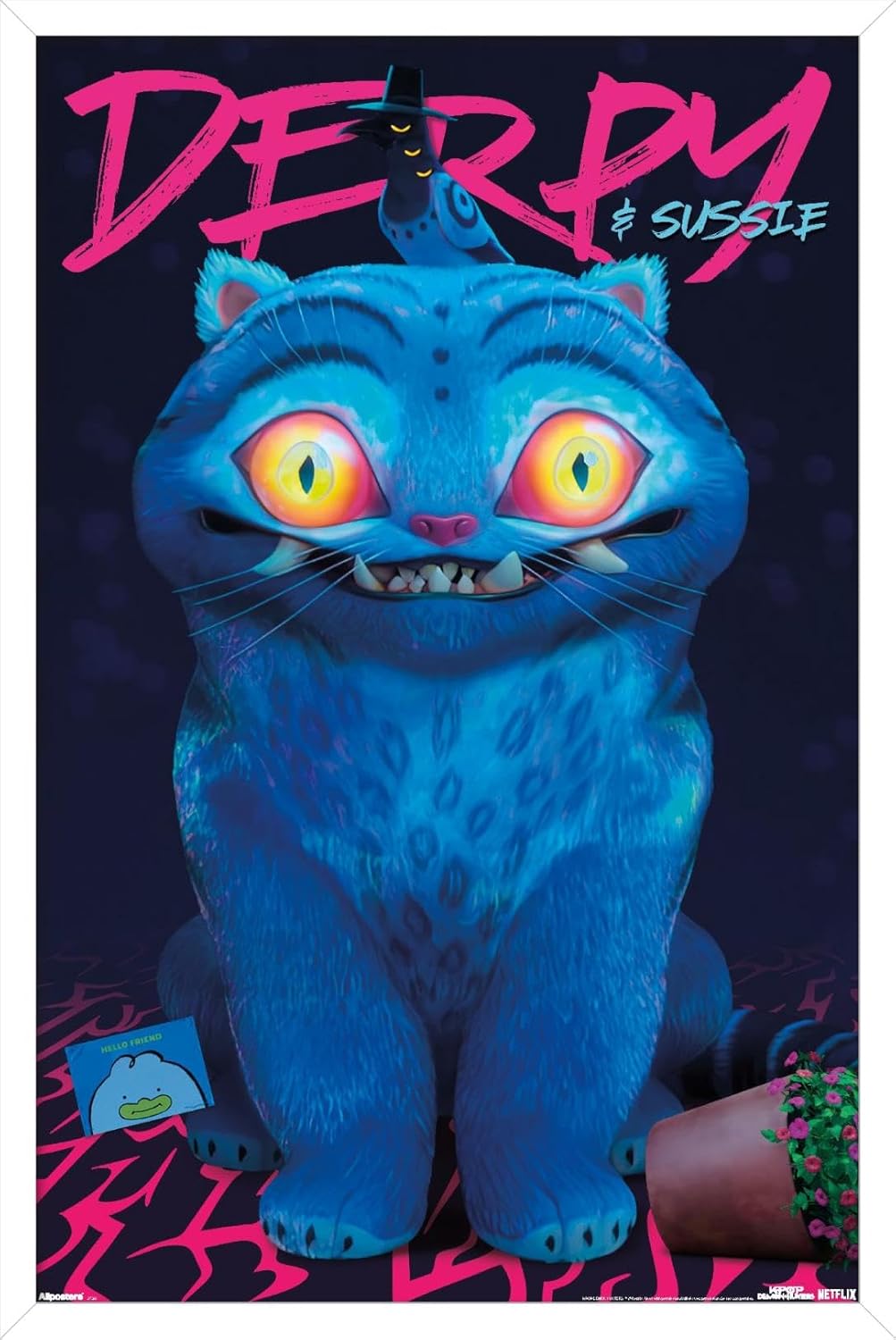 Netflix KPop Demon Hunters Wall Poster - Derpy & Sussie Art
