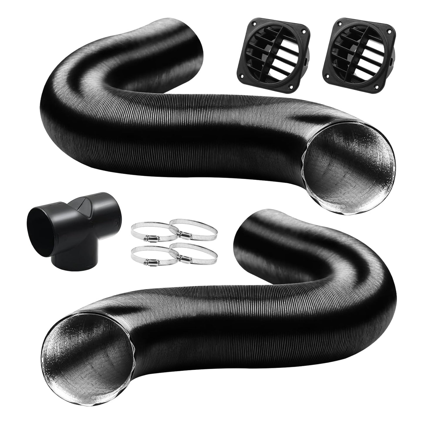 DTNESS 9-Pcs Heater Ducting Kit - Efficient Warm Air Distribution