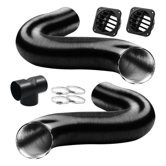 DTNESS 9-Pcs Heater Ducting Kit - Efficient Warm Air Distribution