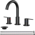 8 Inch Bathroom Sink Faucet with High Arc Swivel Spout
