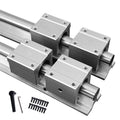 CNC Parts 20mm Linear Rail SBR20-500mm with 4 SBR20UU Blocks