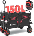 Sekey Wagon Cart with Big All-Terrain Wheels for Outdoor Use