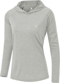 Womens UPF 50+ Sun Protection Hoodie Long Sleeve Shirt