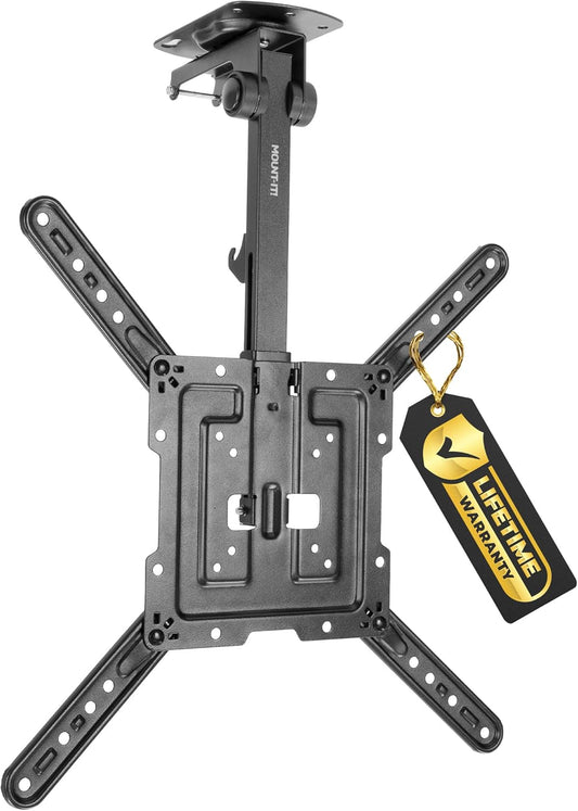 Space-Saving Ceiling TV Mount | 23-55 | Heavy-Duty, Adjustable | Mount-It!