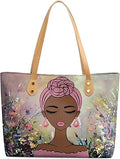 FZNHQL Tote Bag for Black Women - Melanin Queen Shoulder Tote