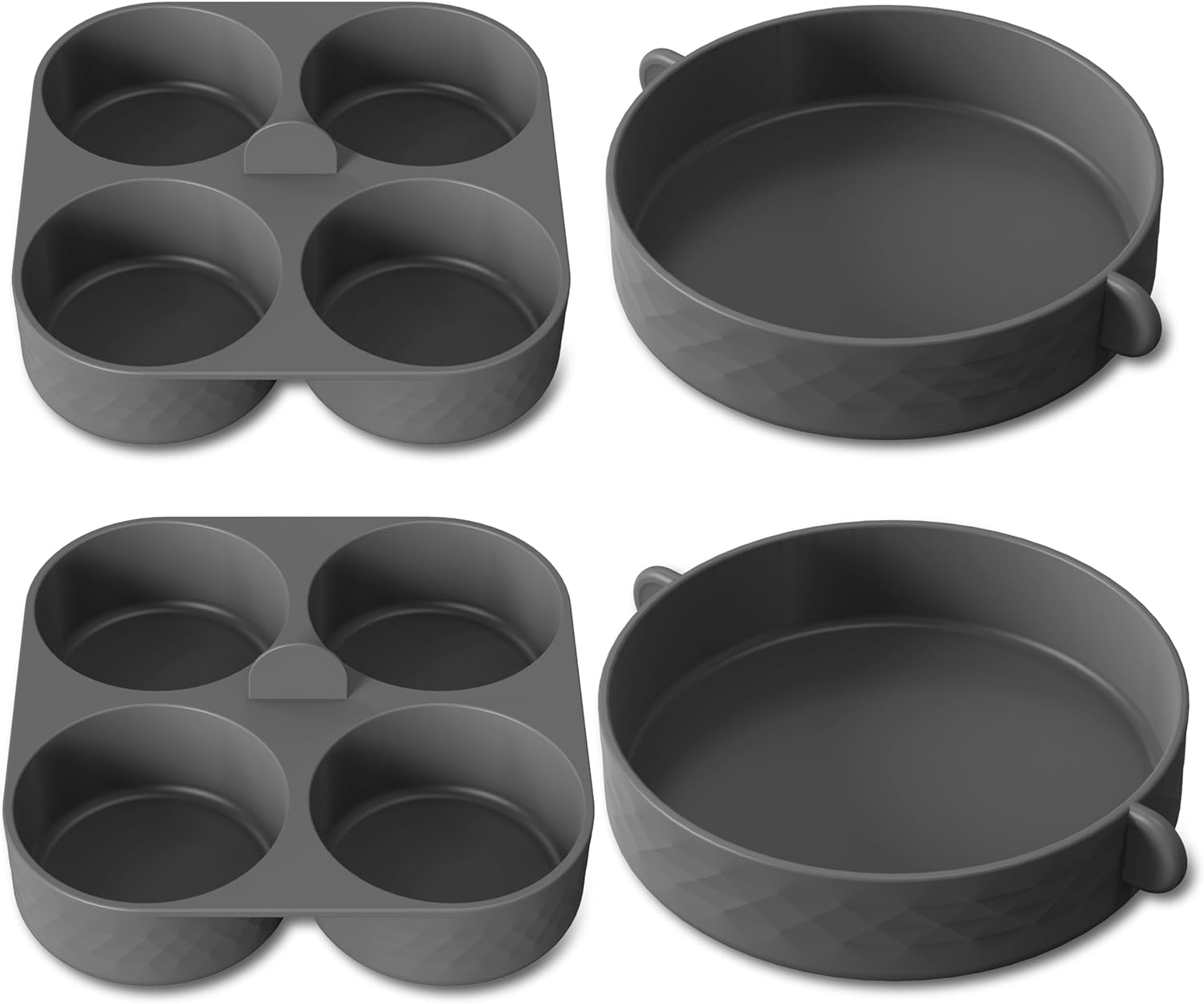 FineMade Silicone Egg Bite Molds - Perfect Breakfast!