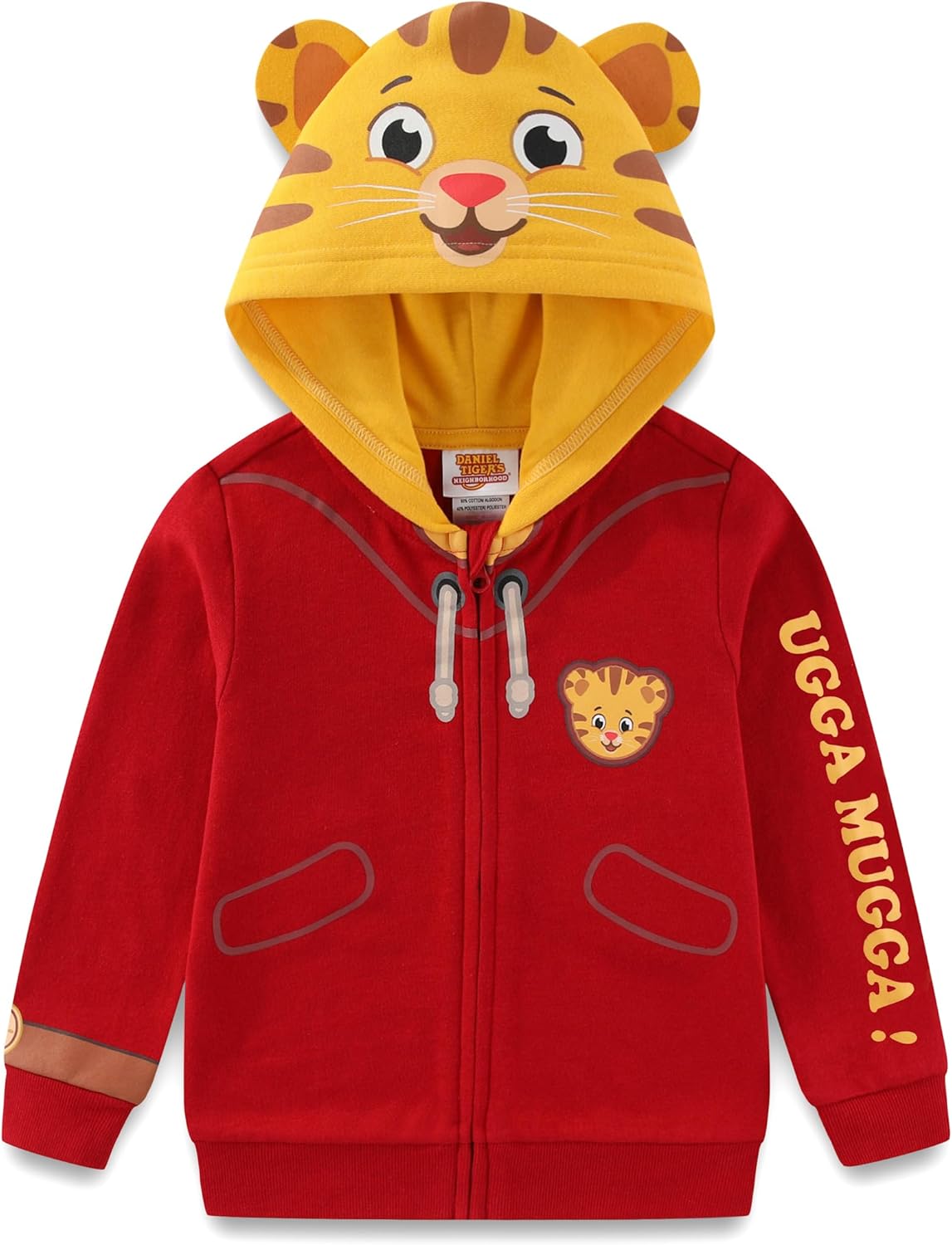 Daniel Tiger's Neighborhood Boys Hoodie with Ears for Toddlers