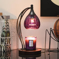 Candle Warmer Lamp for Women with Timer Dimmer - Purple Black