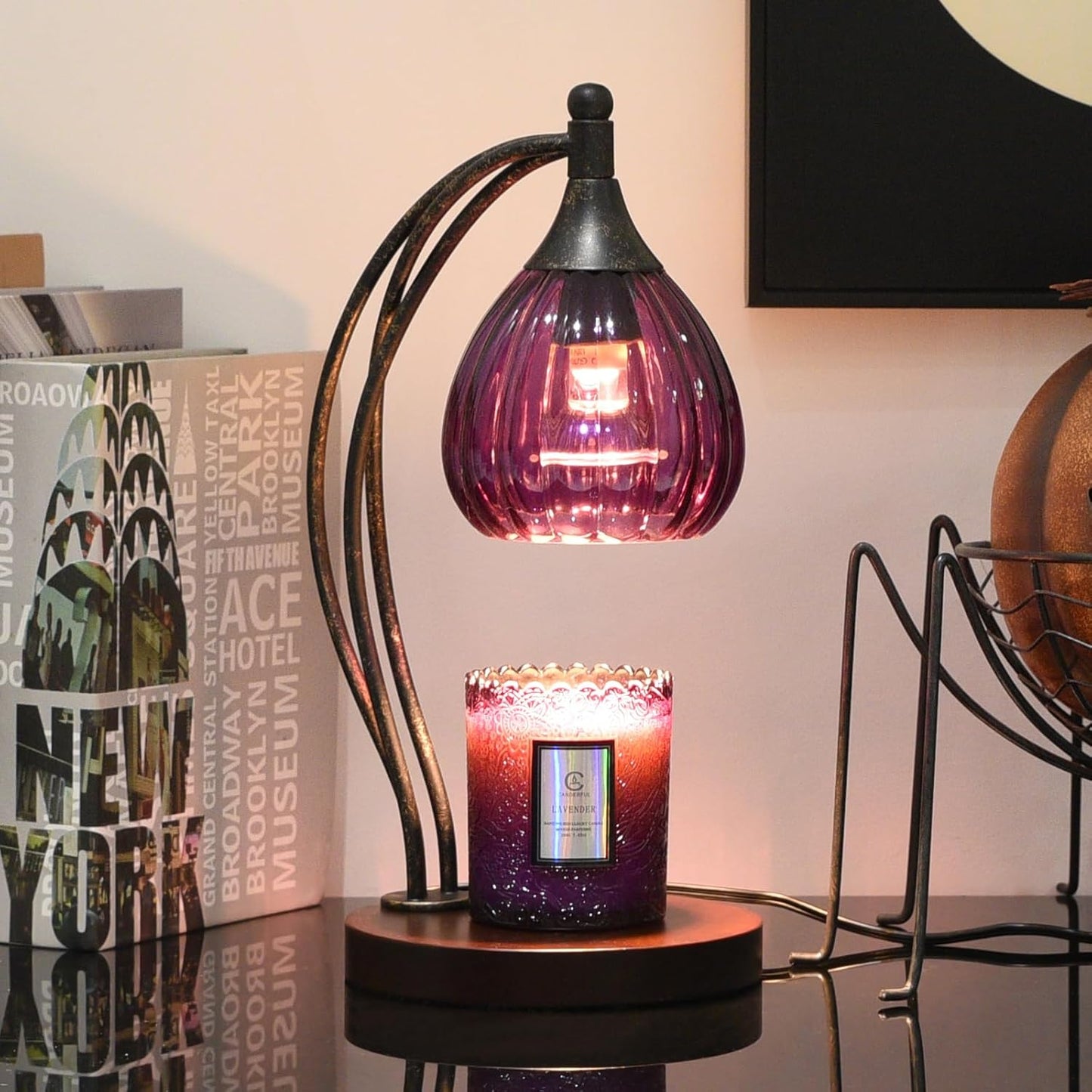 Candle Warmer Lamp with Timer Dimmer for Jar Candles and More