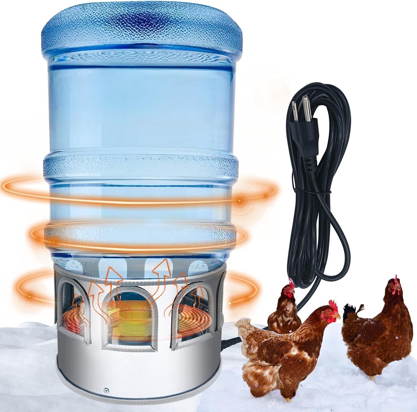 Heated Chicken Waterer | Winter Essential for Poultry