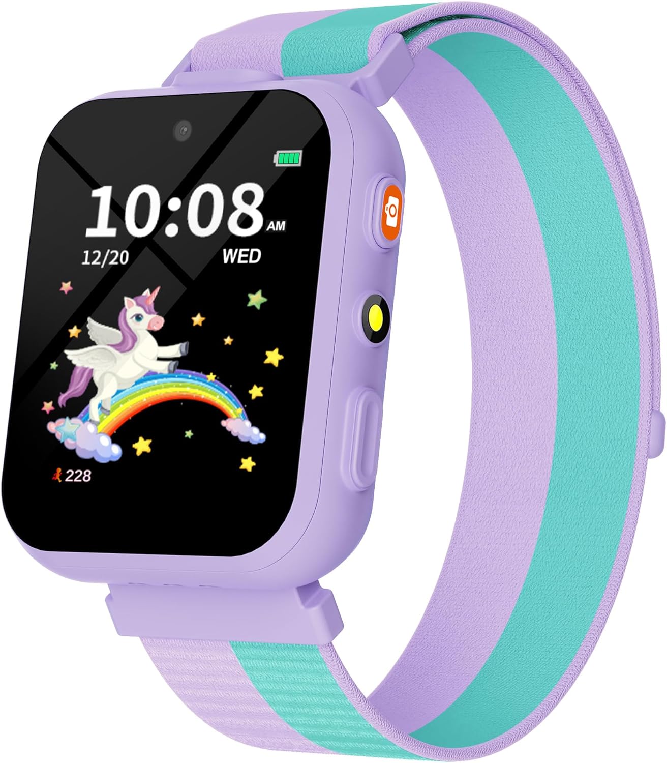 BIGGERFIVE Smart Watch for Kids with Dual Cameras and Games
