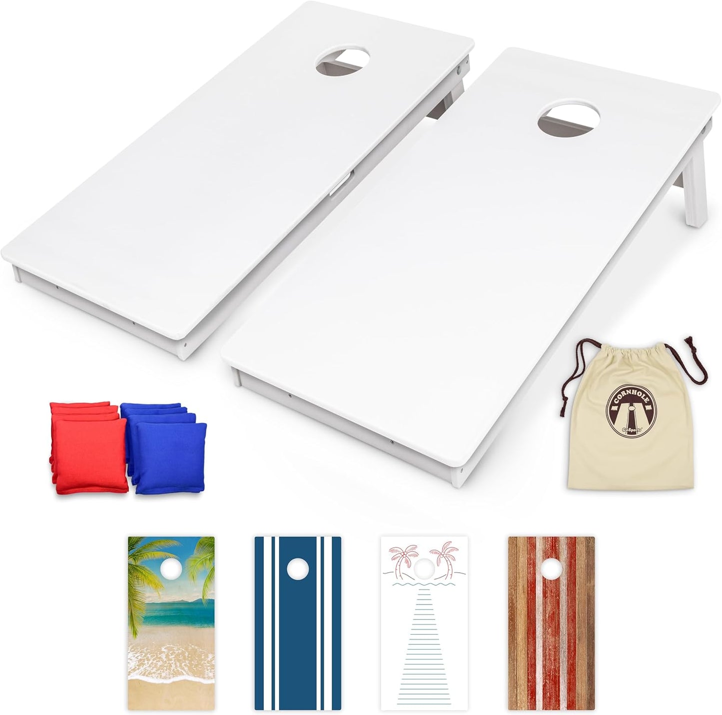 GoSports Resort Collection All Weather Cornhole Boards Set