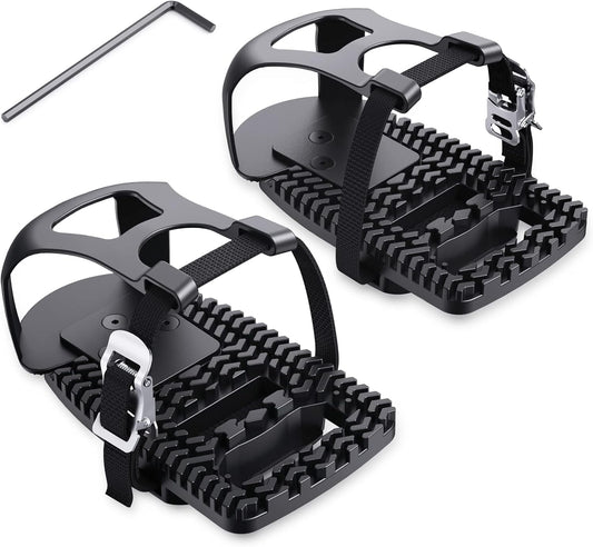 Toe Cages for Peloton Bike - Kelecuia Pedal Adapters for Sneakers