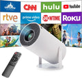 Mini Projector Smart 4K Portable Projector with Wifi 6 - Travel Ready