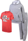 New Balance Boys Jogger Set - 3 Piece Athletic Outfit for Kids