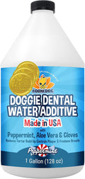 Peppermint Dental Water Additive for Dogs - Freshens Breath & Controls