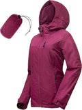 33,000ft Packable Rain Jacket Women Lightweight (Style KHZ6)