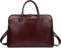 Genuine Leather 13.3-15.6in Laptop Messenger Bag - Briefcase Style
