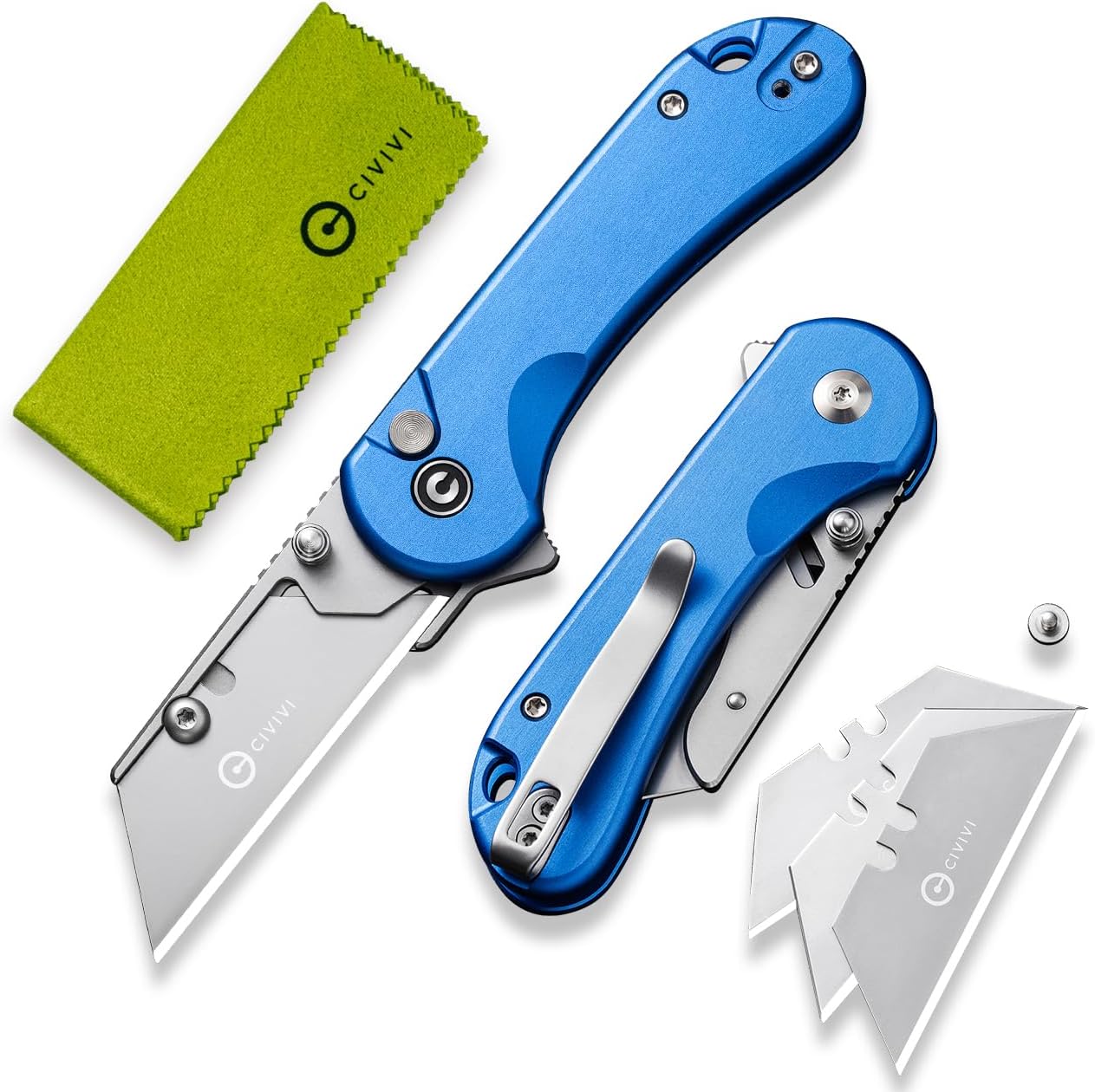 CIVIVI Folding Utility Knife with Extra Blades for Precision Use