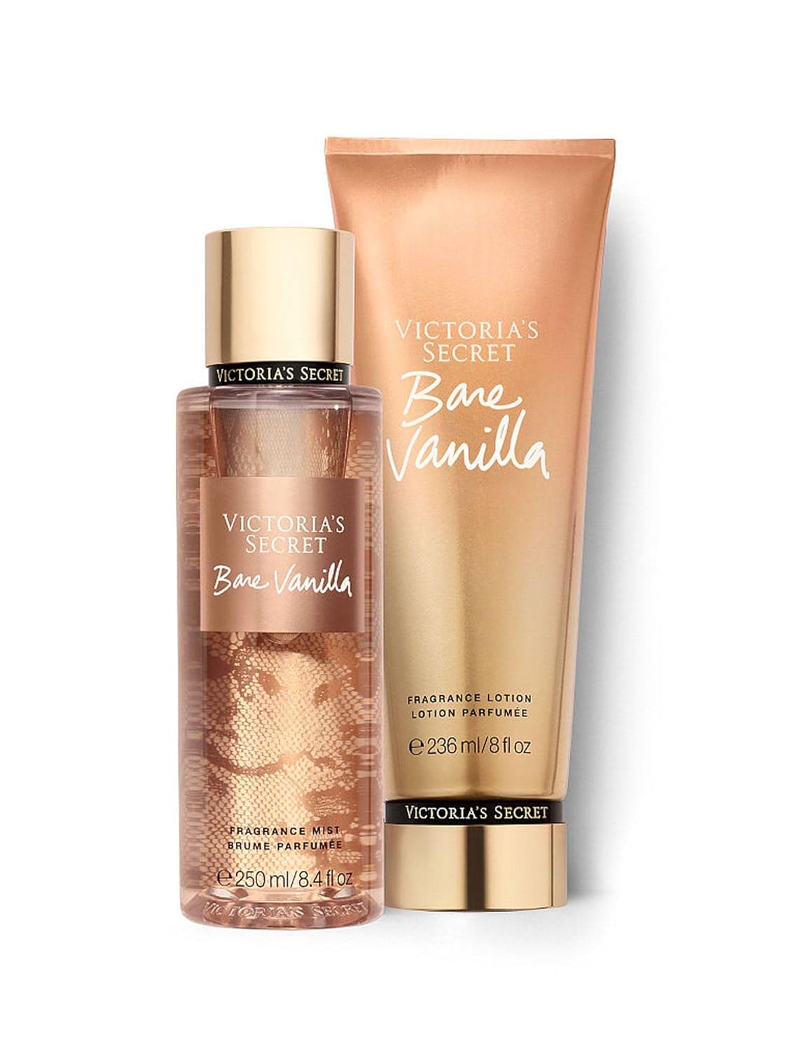 Victoria's Secret Bare Vanilla Mist & Lotion Set for Fragrance Lovers