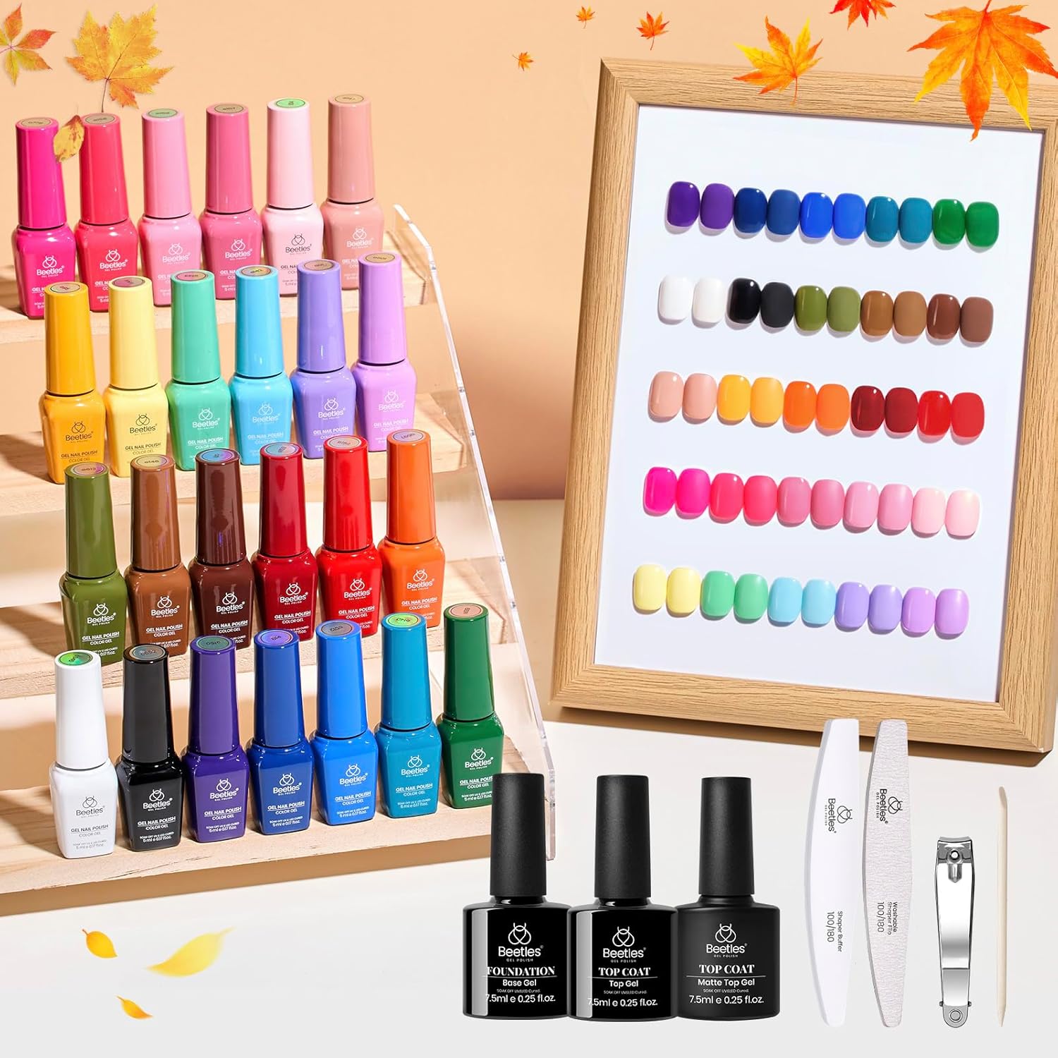 Beetles Gel Nail Polish Seasons Impressions Collection - 25 Colors