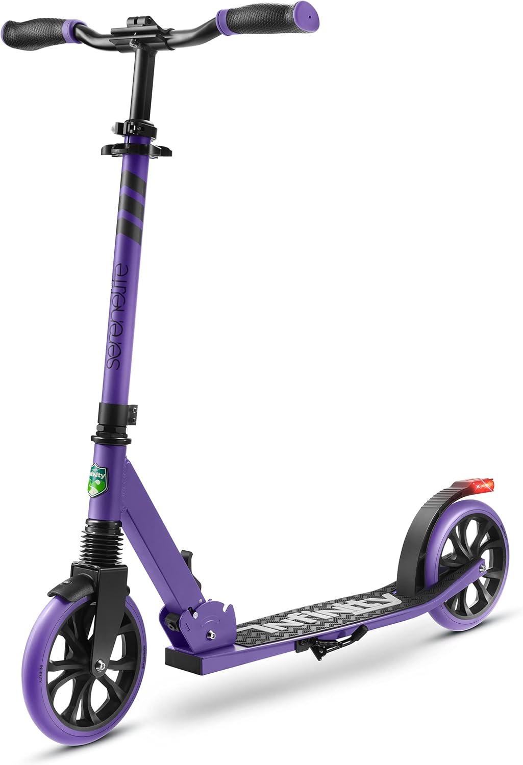 SereneLife Two Wheel Scooter for Teens - Smooth Gliding Kick Scooter