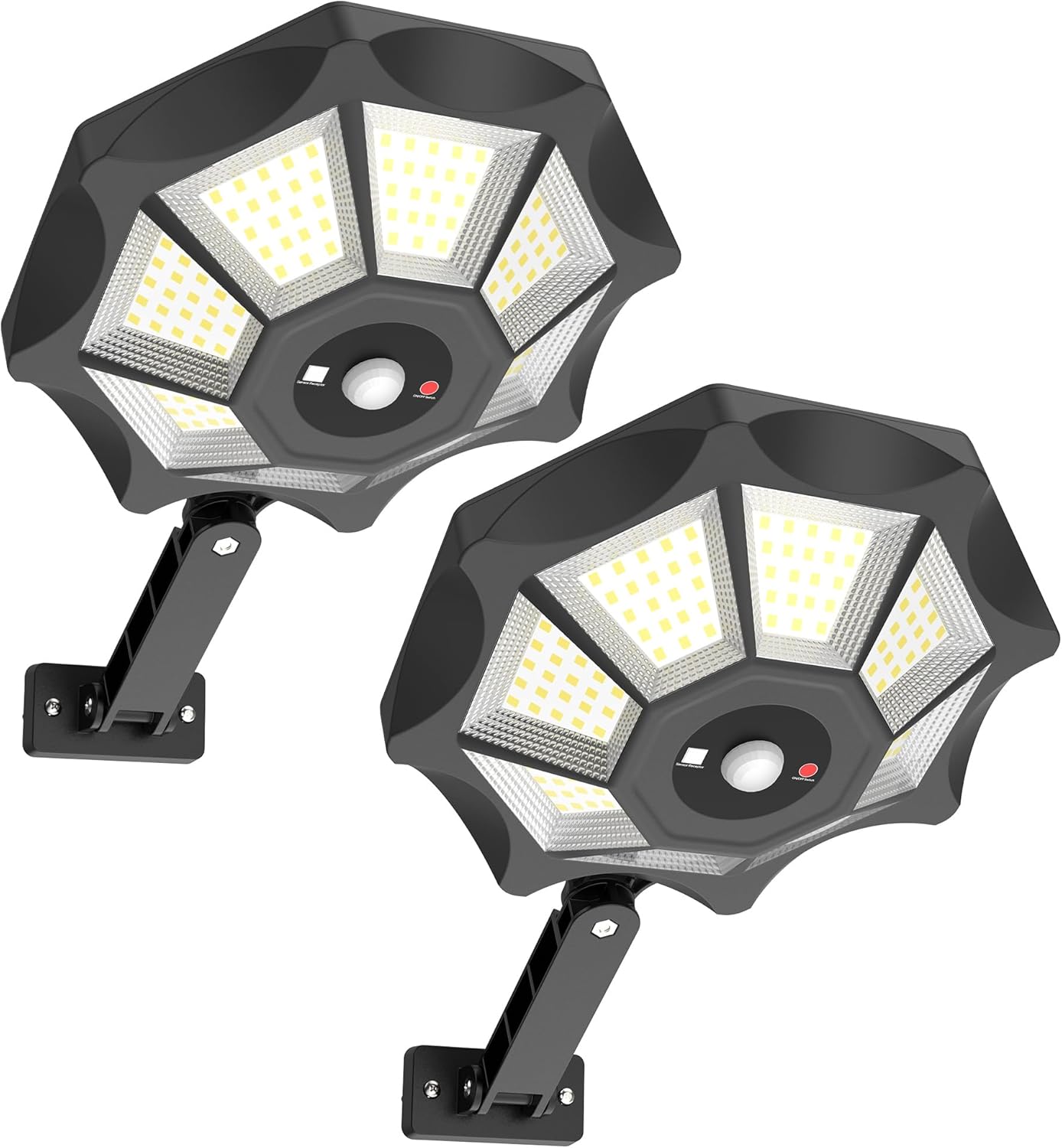 Kifflux Solar Lights Outdoor Waterproof for Security and Illumination