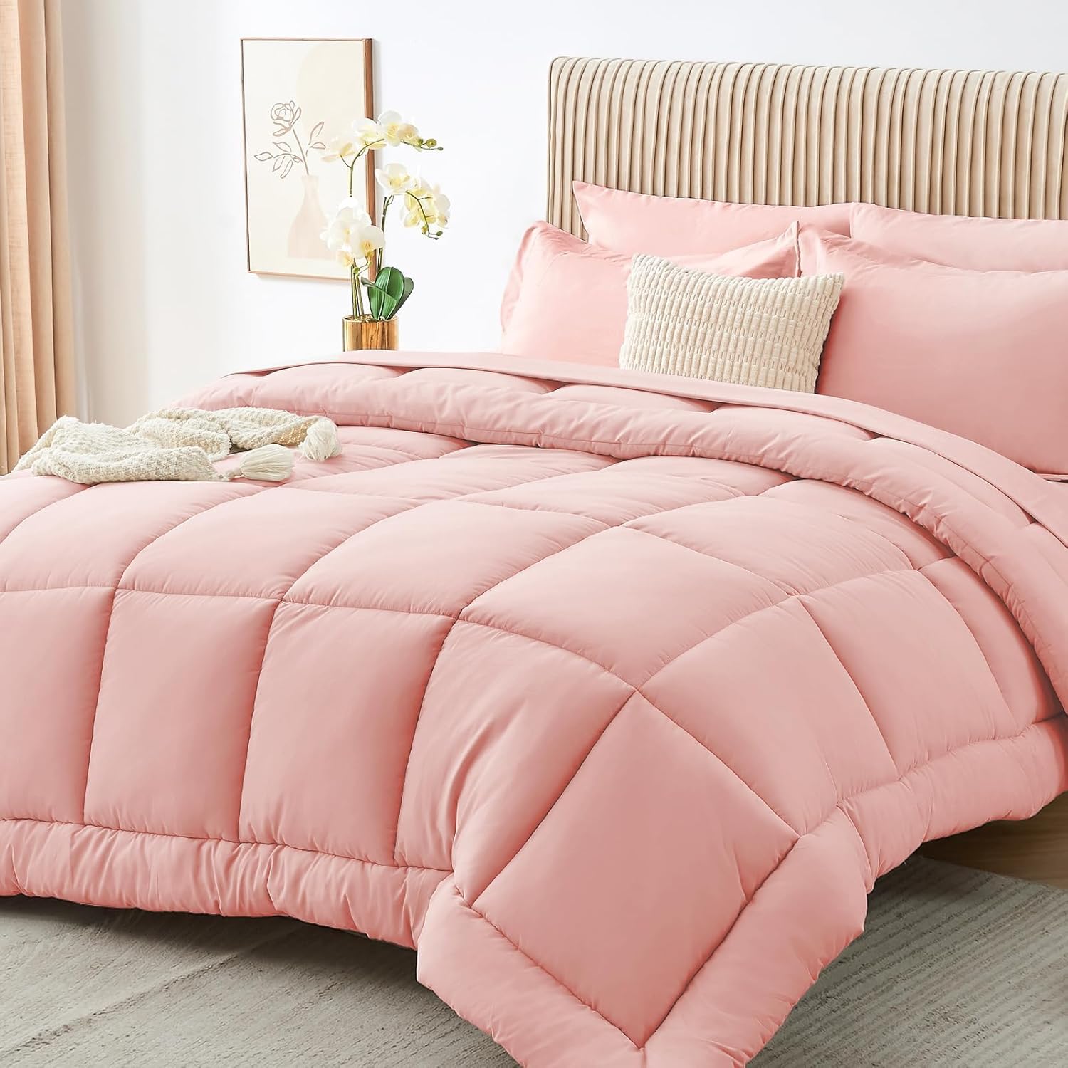 Sasttie Twin XL Comforter Set with Softness and Style