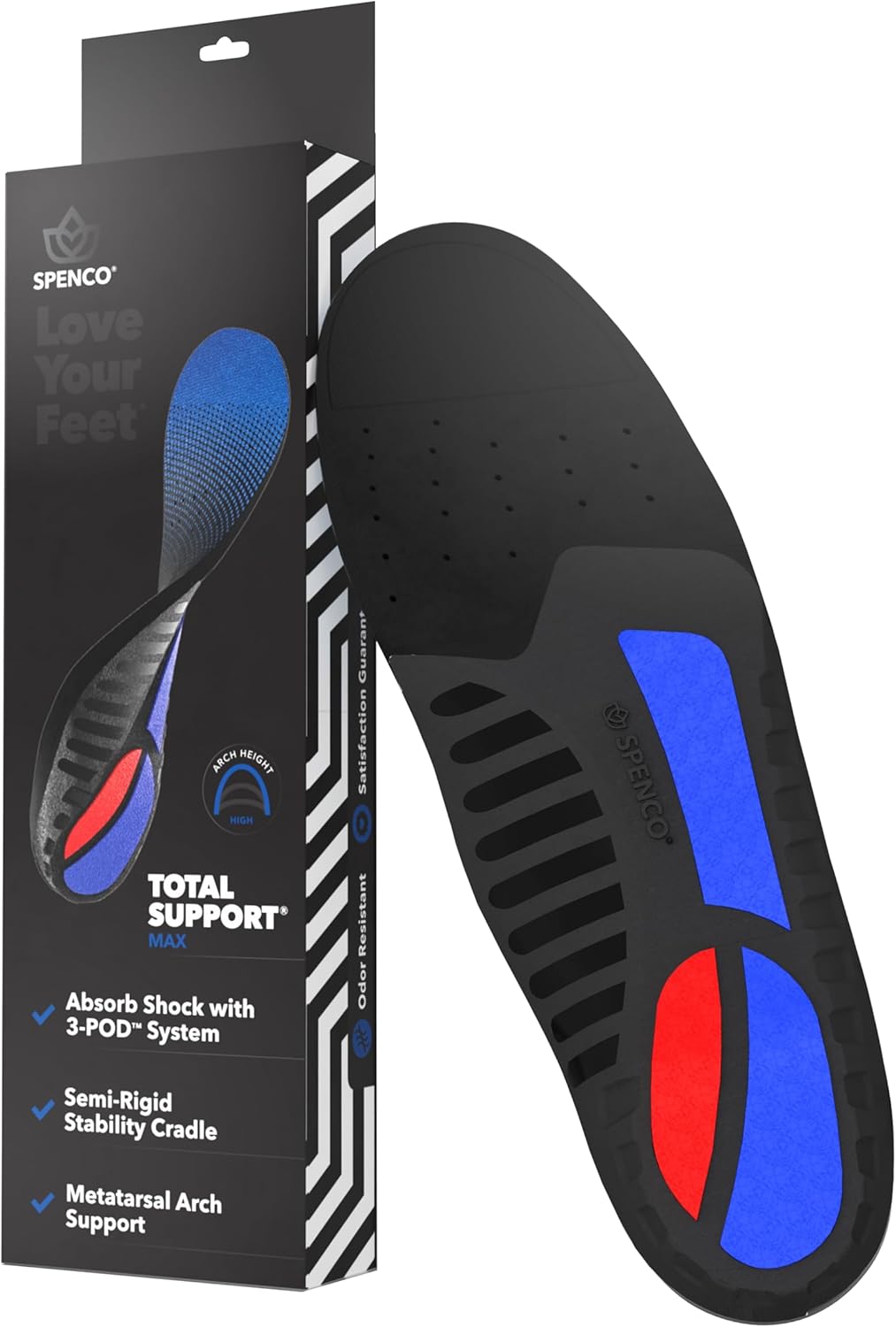 Spenco Total Support Max Insoles for Arch Support and Comfort