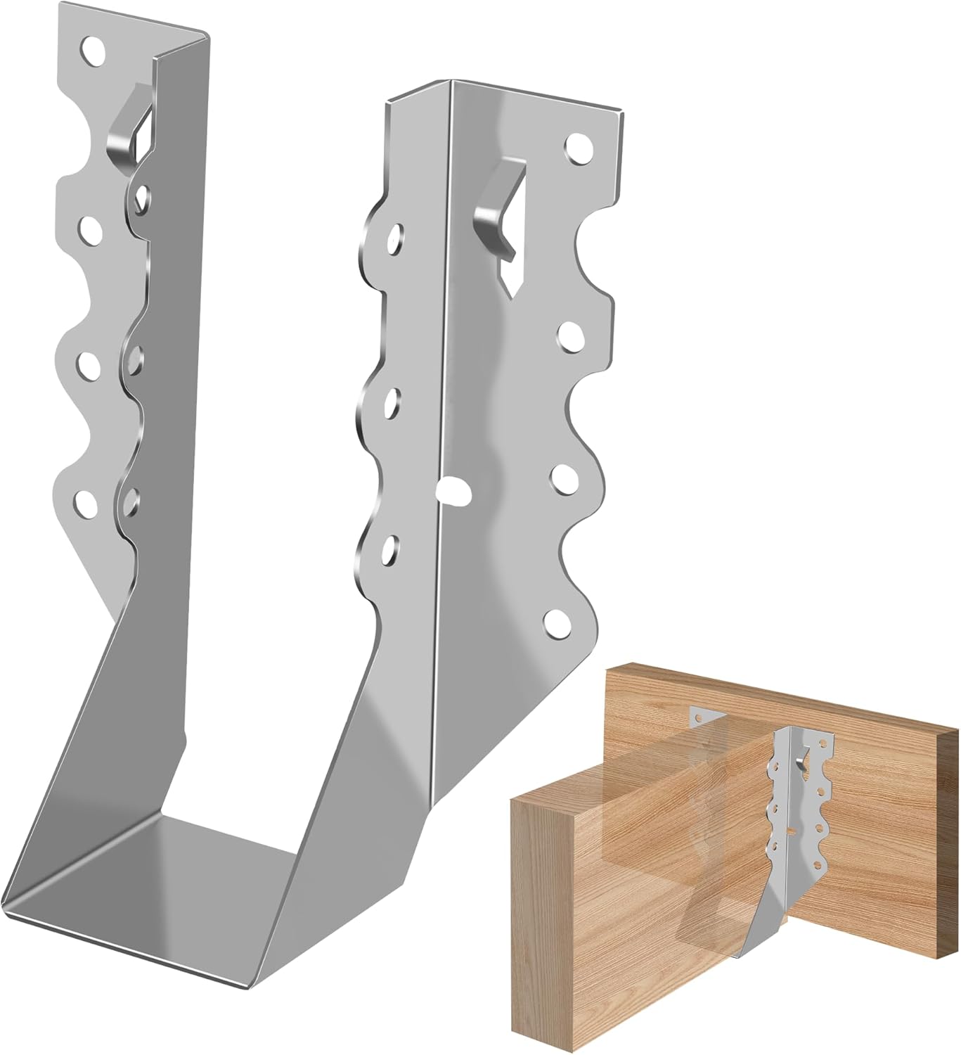 Calvana 2x6 Steel Joist Hangers for Strong Wood Connections