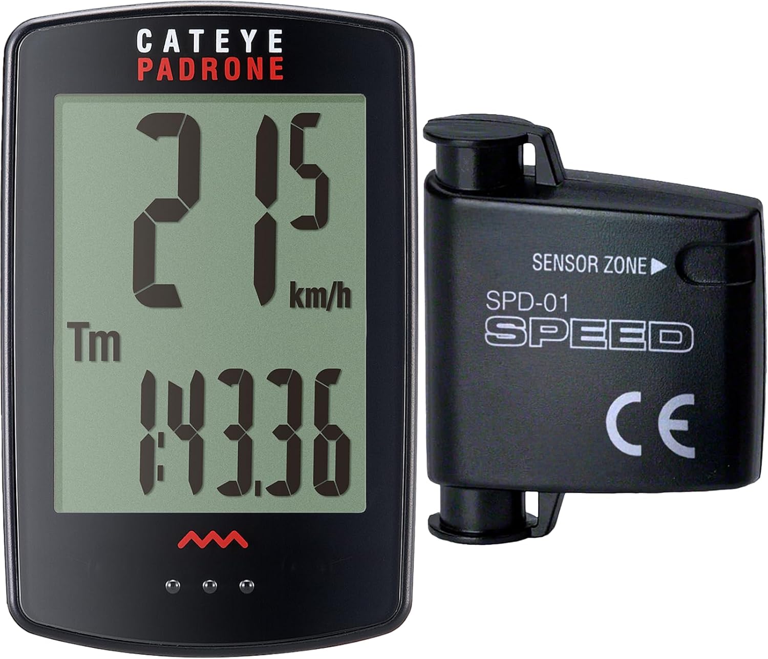 CATEYE Padrone Wireless Bike Computer with Oversized Display