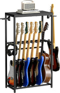 Guitar Stand Rack for Acoustic Electric Bass - Holds 5 Instruments