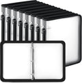 Zipper 3-Ring Binder 2 in - Refillable Clear Plastic File Organizer