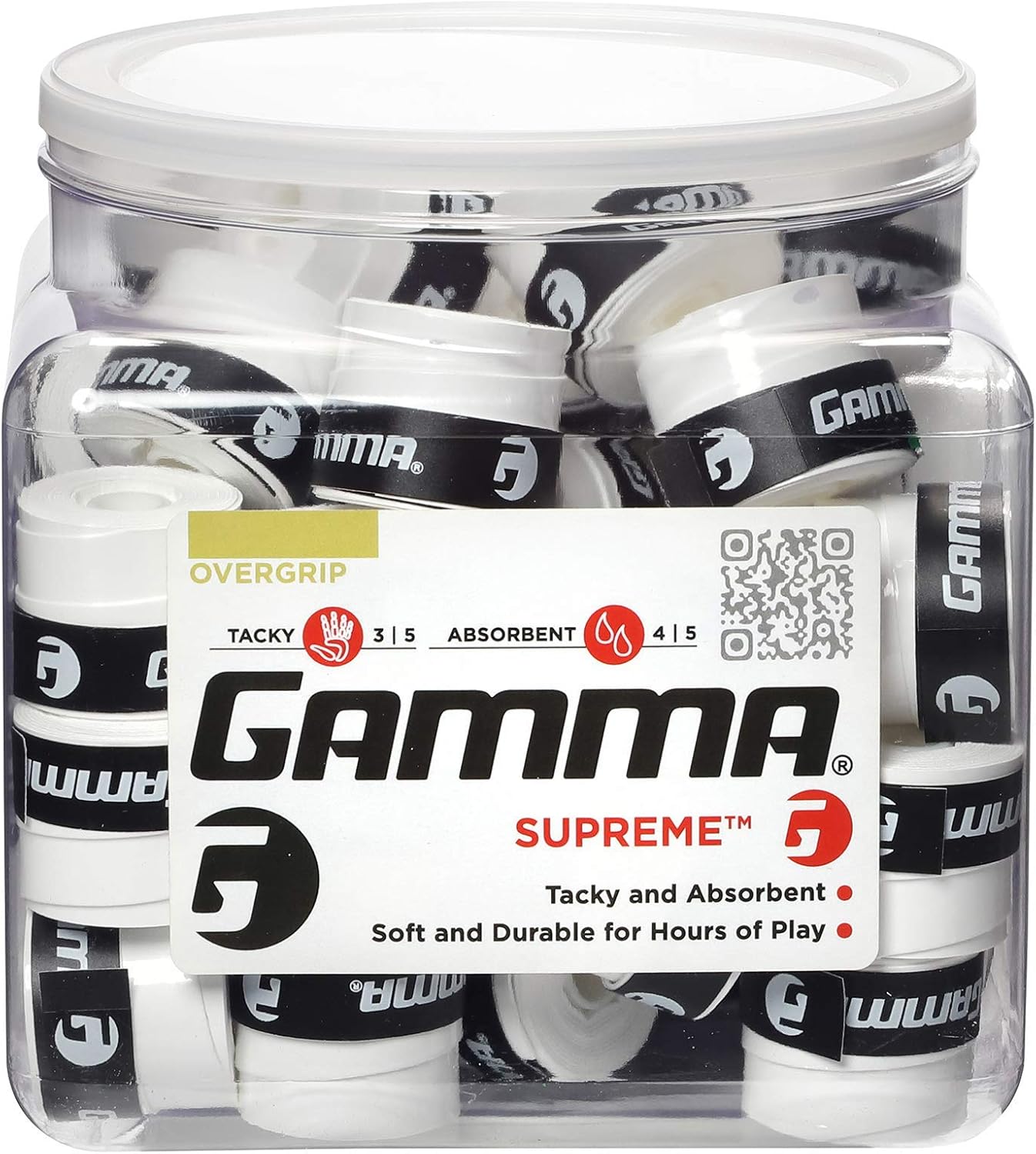 GAMMA Sports Supreme Overgrip for Tennis and Pickleball Players