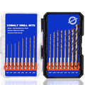Hex Shank Cobalt Drill Bit Set 16Pcs 1/16in-3/8in - Heavy Duty M35