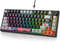Fogruaden 75% Wired Mechanical Gaming Keyboard - Compact Gasket Mount