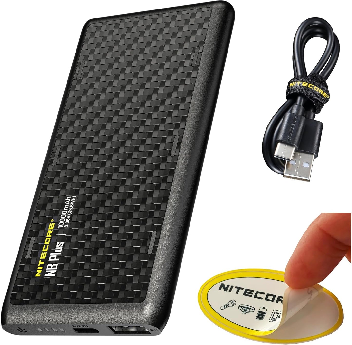 Nitecore NB Plus 10,000mAh Power Bank for Travel and Fast Charging