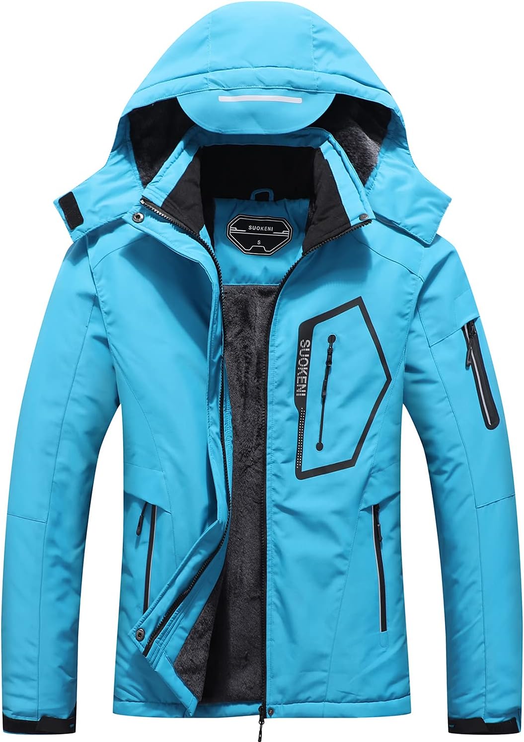 SUOKENI Women's Waterproof Warm Winter Snow Coat for Skiing
