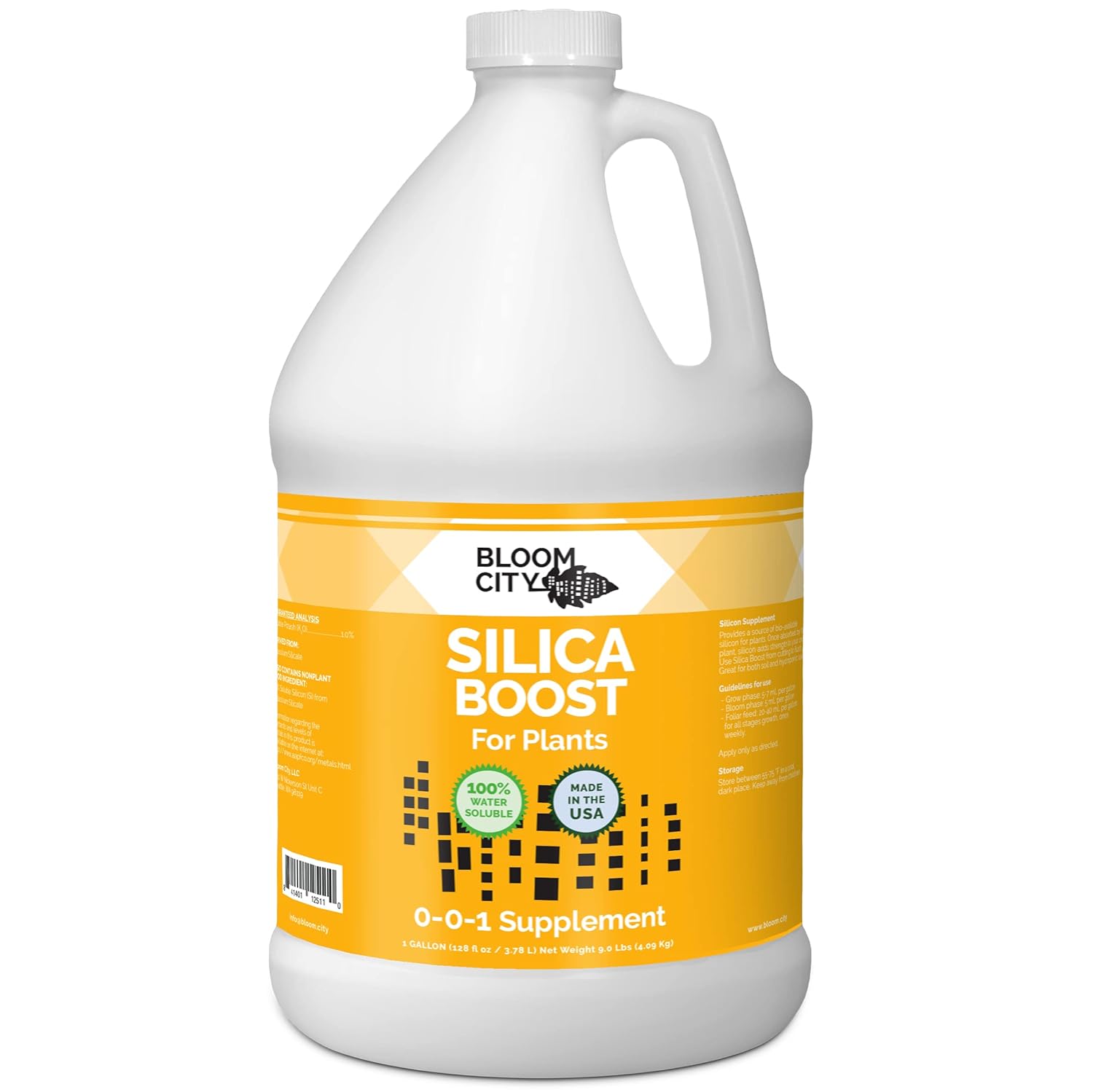 Bloom City Liquid Silica Boost Fertilizer for Healthy Plants