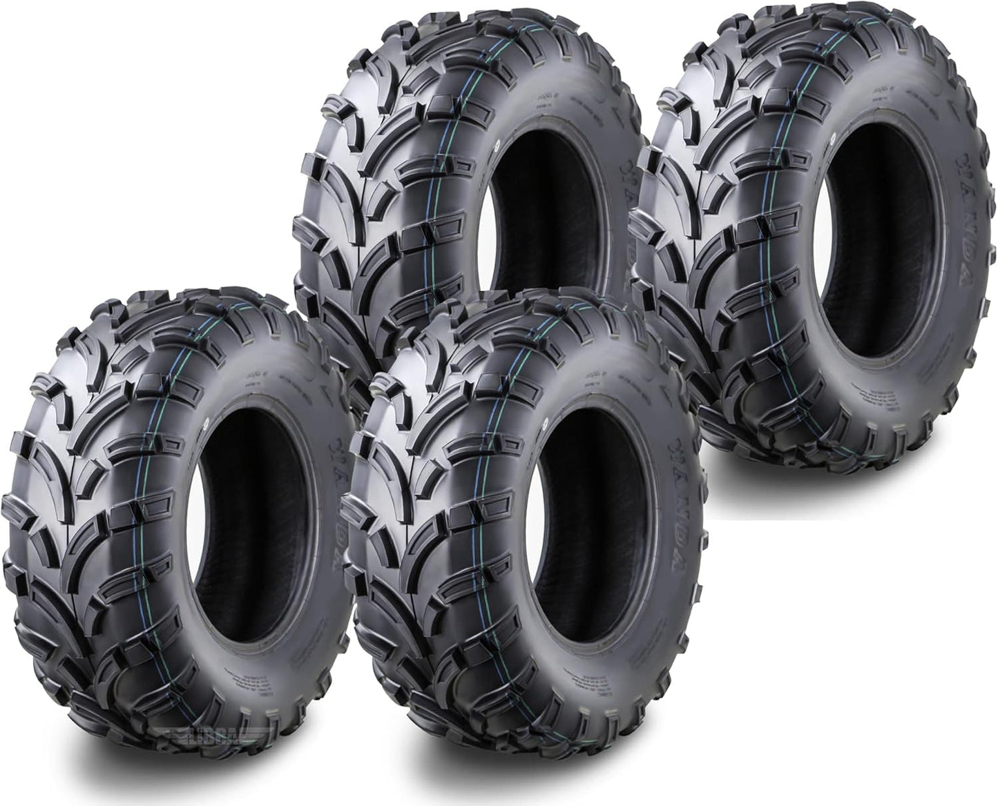 WANDA Set of 4 ATV UTV Tires 26x10-12 for All Terrains