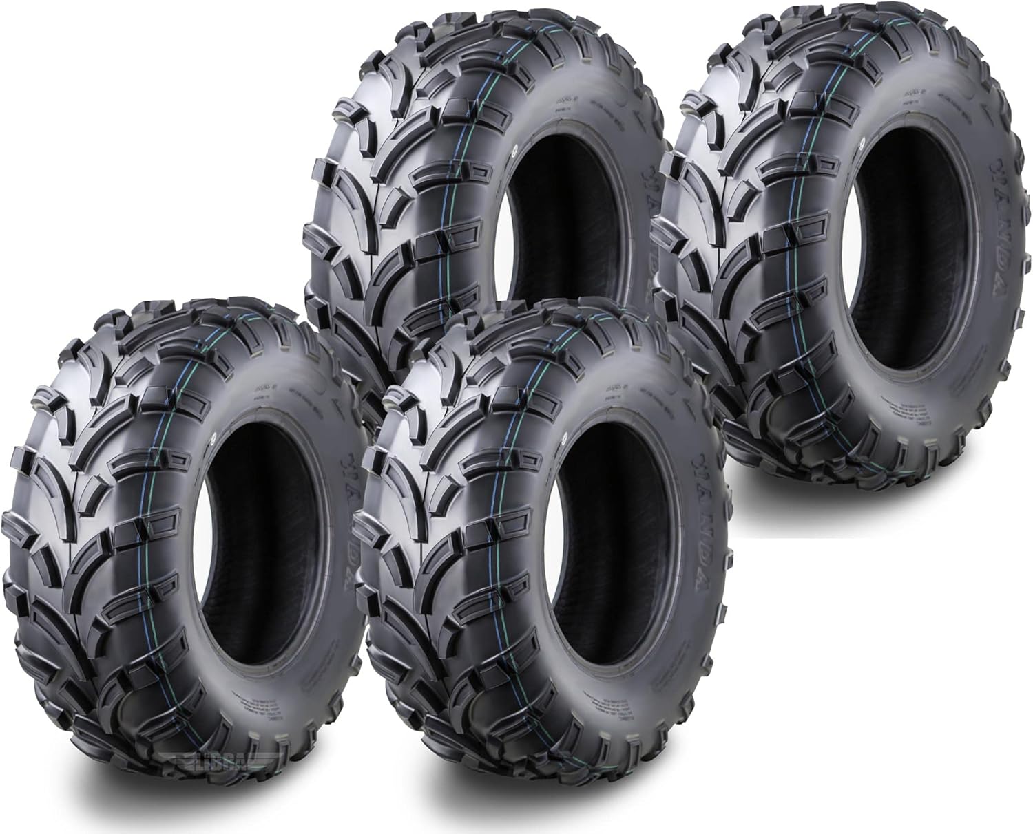 WANDA Set of 4 ATV UTV Tires 26x10-12 for All Terrains